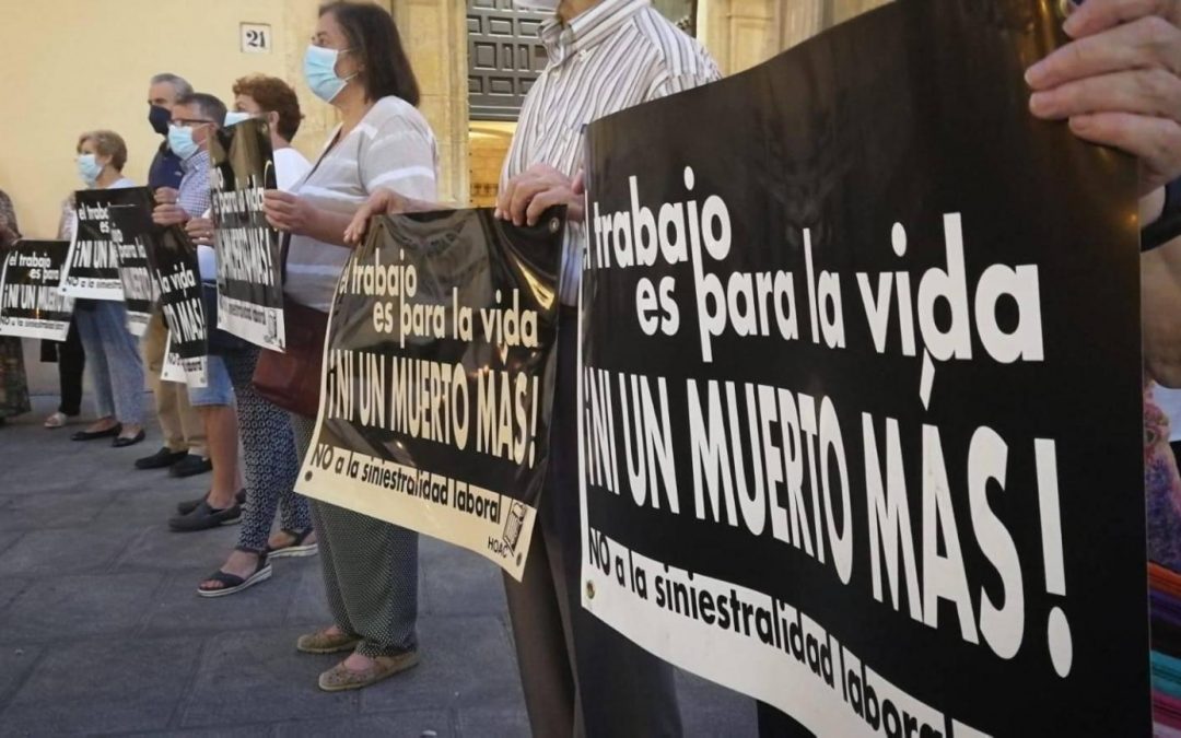 HOAC de Murcia y Pastoral del Trabajo expresan su solidaridad y pésame a las familias de los trabajadores muertos los últimos días