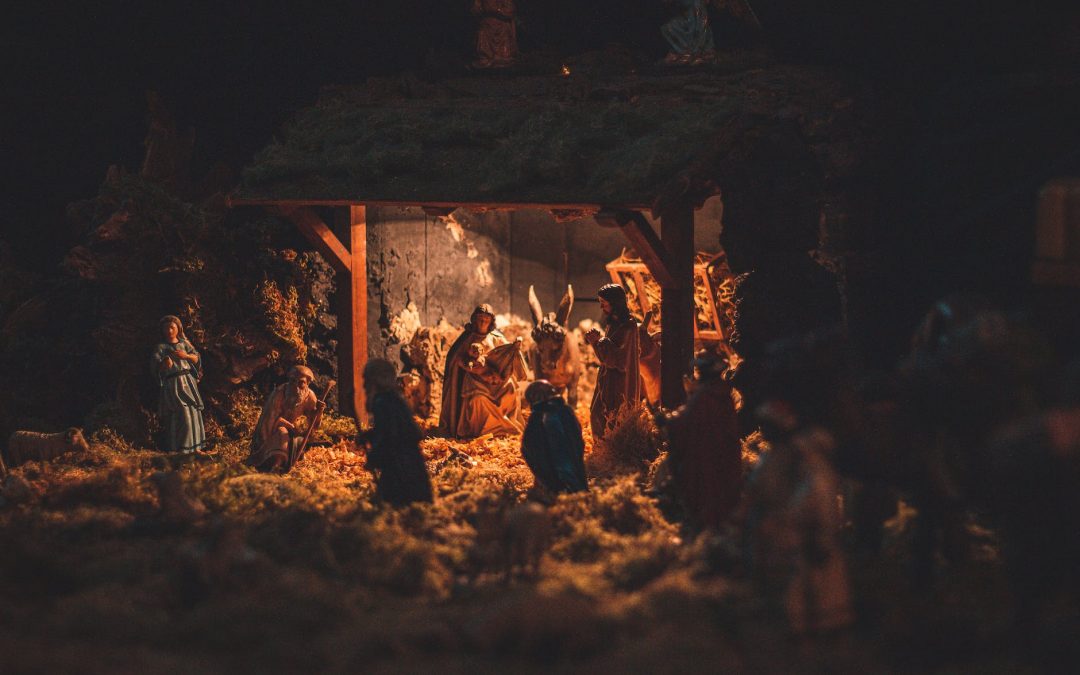 scene of birth of christ