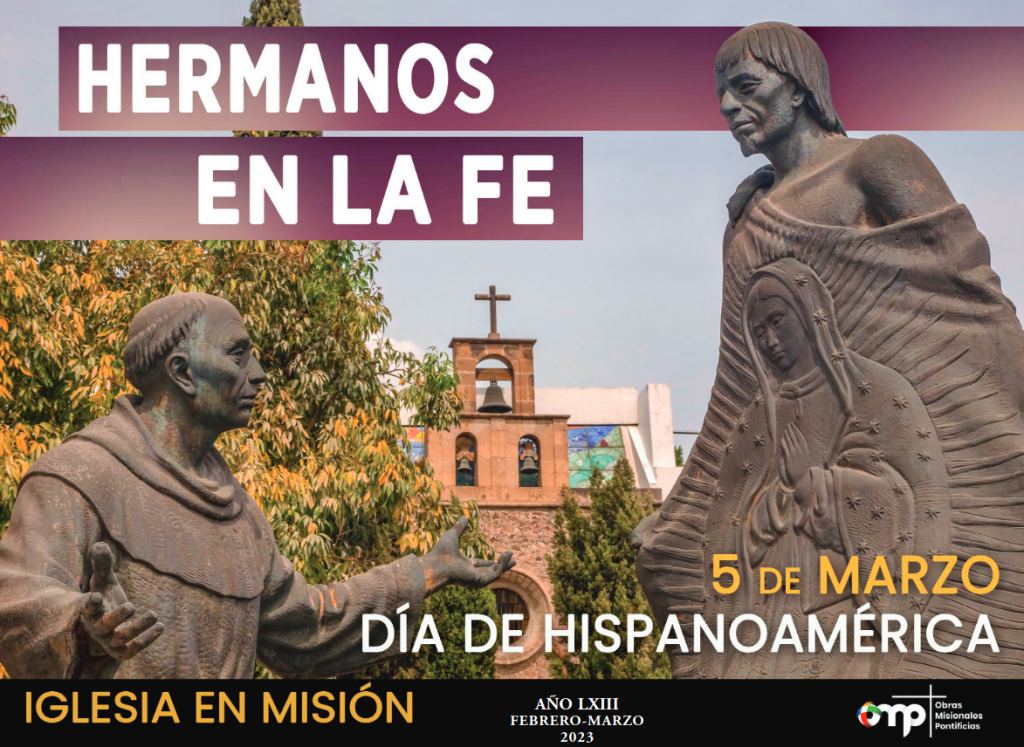 Día de Hispanoamérica, con el lema "Hermanos en la Fe"
